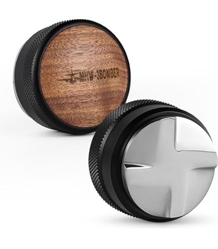 Amazon.com: 2 in 1 Tamper & Leveler for Rocket 58mm. Silver: Home