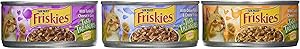 Friskies Tasty Treasures Variety Pack Canned Cat Food, 12 cans, 5.5 oz per can, Total Net Wt 4.12lb