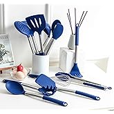 Rorence Silicone Cooking Utensil Kitchen Utensil Set: 12 Pieces Kitchen Gadgets for Baking Mixing Non-Stick & Heat Resistance