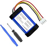 8500mAh Replacement Battery for JBL Flip 5, 2026 Upgrade High Capacity Li-Polymer Battery Compatible with JBL Flip 5, Part No: 1INR19/66-2 ID1060-B