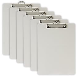 Officemate Recycled Plastic Clipboards, Letter