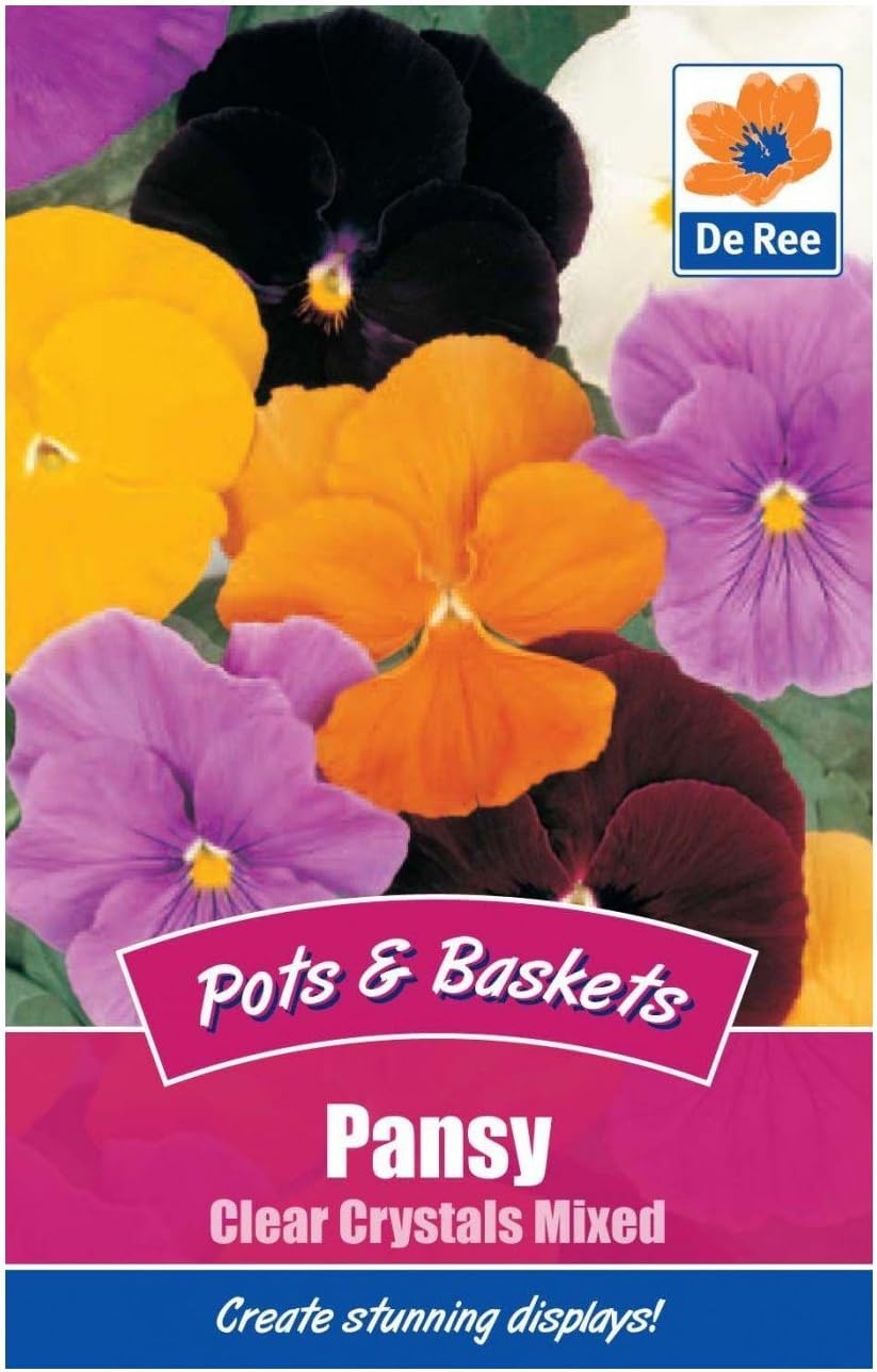 Pansy Clear Crystals Mixed Seeds