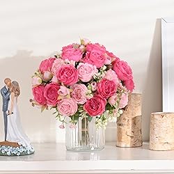 MARTINE MALL 12 Packs Peonies Artificial