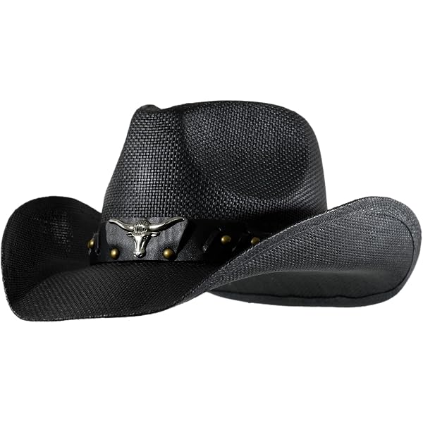 5143 Cowboy Hat,cowgirl Hat,black Cowboy Hats For Women Men Straw Wide All Season Classic Western Style Straw Cowboy Cowgirl Hat  main image 3