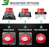Spurtar Battery Isolator Switch 12V 24V 48V 275A Master Kill Switch view 5