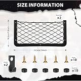 Einesin Storage Nets for Campervans Elastic Trunk Bag with Frame 2 Pack view 3