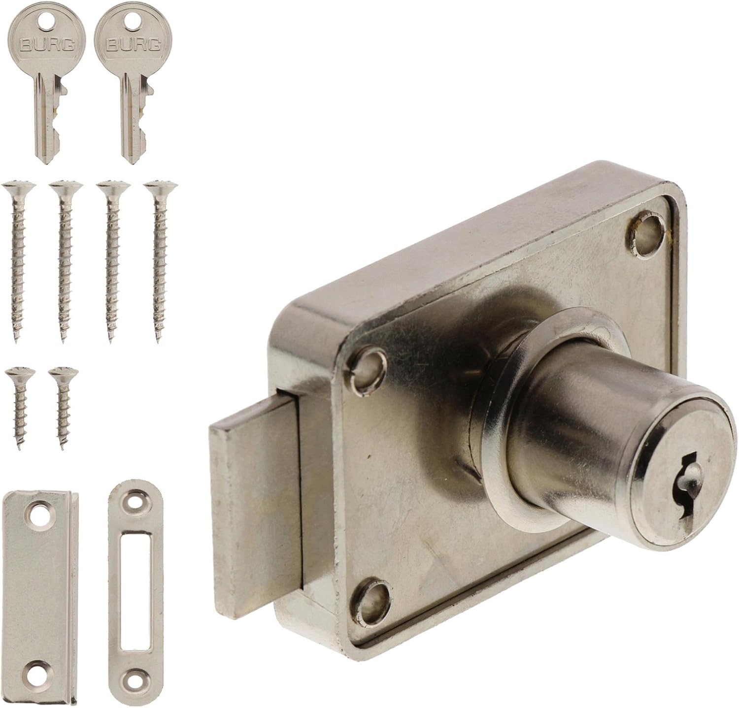 ZYLINDER-MOEBELS CHLOSS MZ 83 -SB, Nickel, Brass - Image 5