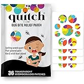 Quitch Mosquito Bite Itch Relief Bug Bite Patch, Camping Travel Essentials | After Bite Insect Bite Treatment, Anti Itch Cream Alternative, Insect Bite Relief, Cruise, Travel and Camping Essential