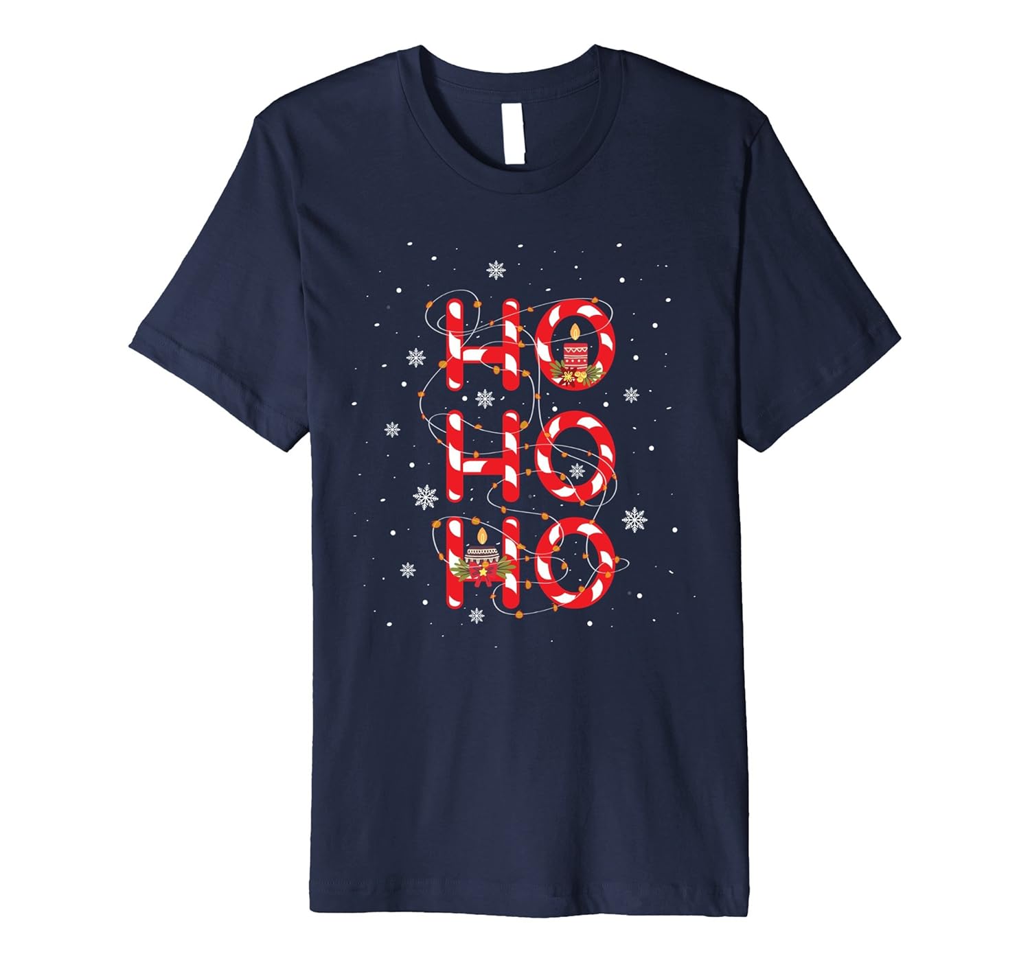 Ho Ho Ho Christmas Decoration T-Shirt-ANZ