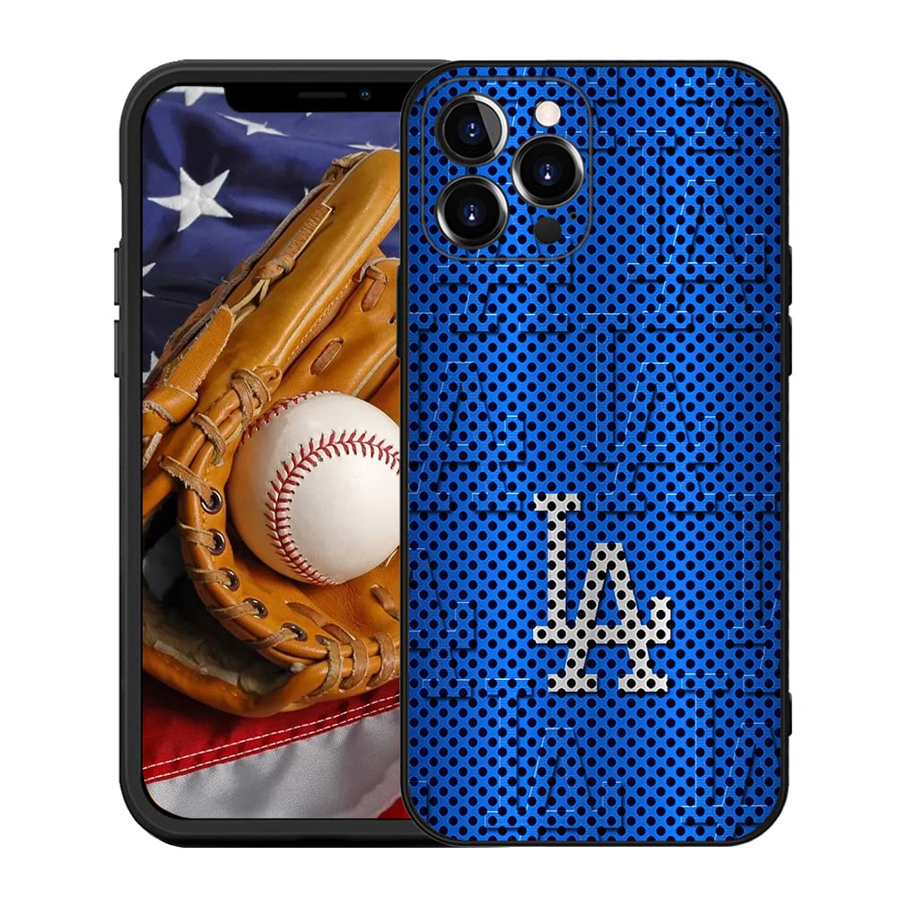 Photo 1 of for Dodger Baseball Fans Case Cover Compatible with iPhone 13 Pro, Slim Fit Protective Back Case Shell Gift for Dad Mum Men Women Boy Girl for 13 Pro 6.1 in