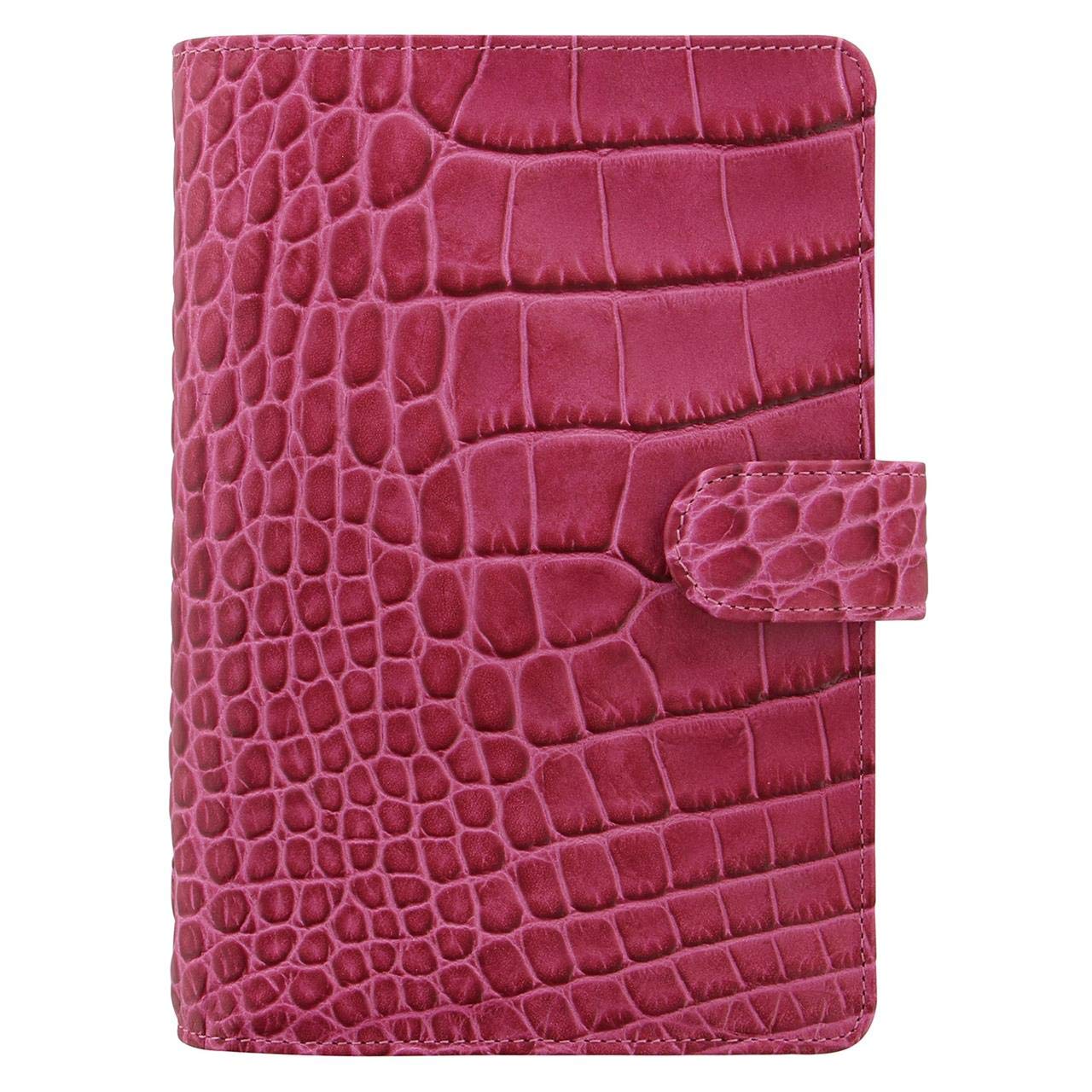 Filofax Personal Classic Croc organiser - fuchsia — image 1