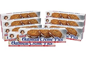 Little Debbie Oatmeal Creme Pies, 96 Individually Wrapped Sandwich Cookies (8 Boxes)