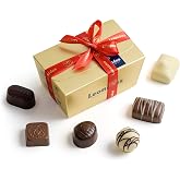 Leonidas Belgian Mixed Chocolate Gift Box - 15 pcs. (0.5 lb / 227 g) - Birthday Thank You Anniversary Congratulations Gift Basket Gold Ribbon Gourmet Candy Assortment