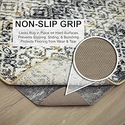 Mohawk Home 8' Square Non Slip Rug Pad Gripper 1/4