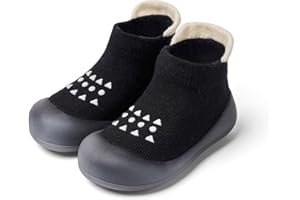 Bearbay Baby Sock Shoes Baby Walking Shoes Infant Non-Slip Breathable Slippers with Soft Rubber Sole Baby Boys Girls Sneakers