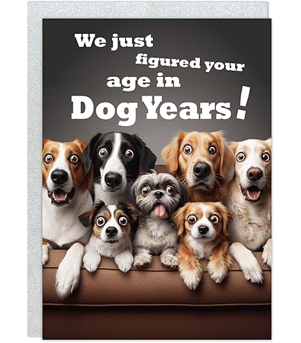 Dog Speak Biglietto Di Auguri Di Compleanno Per Cani - "No Matter What, Always Happy To Be With You" - Formato 12,1x17,1 Cm Con Busta