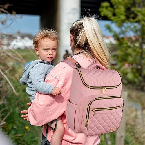 Mancro Diaper Bag Backpack, Multipurpose Travel Diaper Backpack