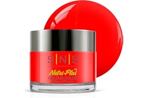 SNS HEALTHY NATURAL NAILS SNS Nail Dip Powder, Gelous Color Dipping Powder - Machu Picchu (Red) - Long-Lasting Dip Nail Color Dip Nail Color Lasts 14 Days - Low Odor & No UV Lamp Needed - 1 Oz
