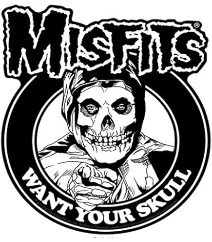 Amazon.com: Licenses Products Misfits Bloody Skull Sticker : Toys