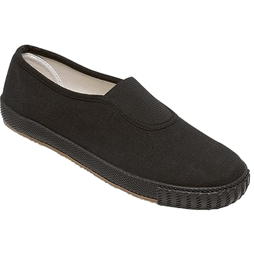 infant black velcro trainers