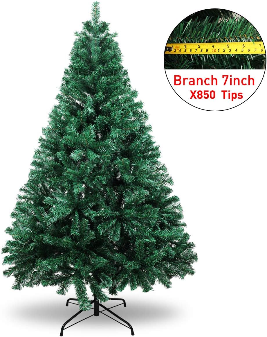 walsport Artificial Christmas Xmas Tree 6.4ft Green