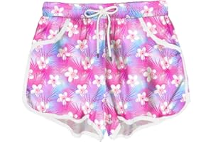 Deerose Kids American Flag Swim Shorts Quick Dry Swimming Board Shorts Active Swim Trunk 5-14 Years