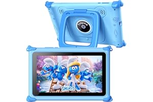 Trayoo Kids Tablet, 7IN Toddler Tablet for Kids with 32GB ROM, Shockproof Case, Education Apps Pre-Installed, Parental Control, WiFi, Netflix, YouTube