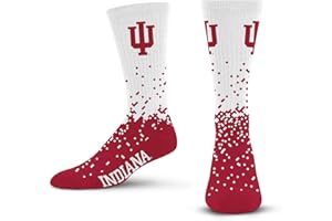 For Bare Feet Men's Spray Zone Crew Sock NCAA