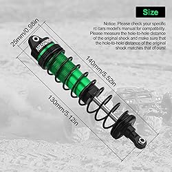 4PCS RC Shock 1:10 Aluminum Front & Rear Shocks Set