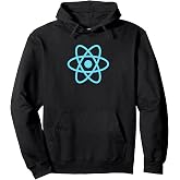 ReactJS React.js Official Logo JavaScript Framework Pullover Hoodie