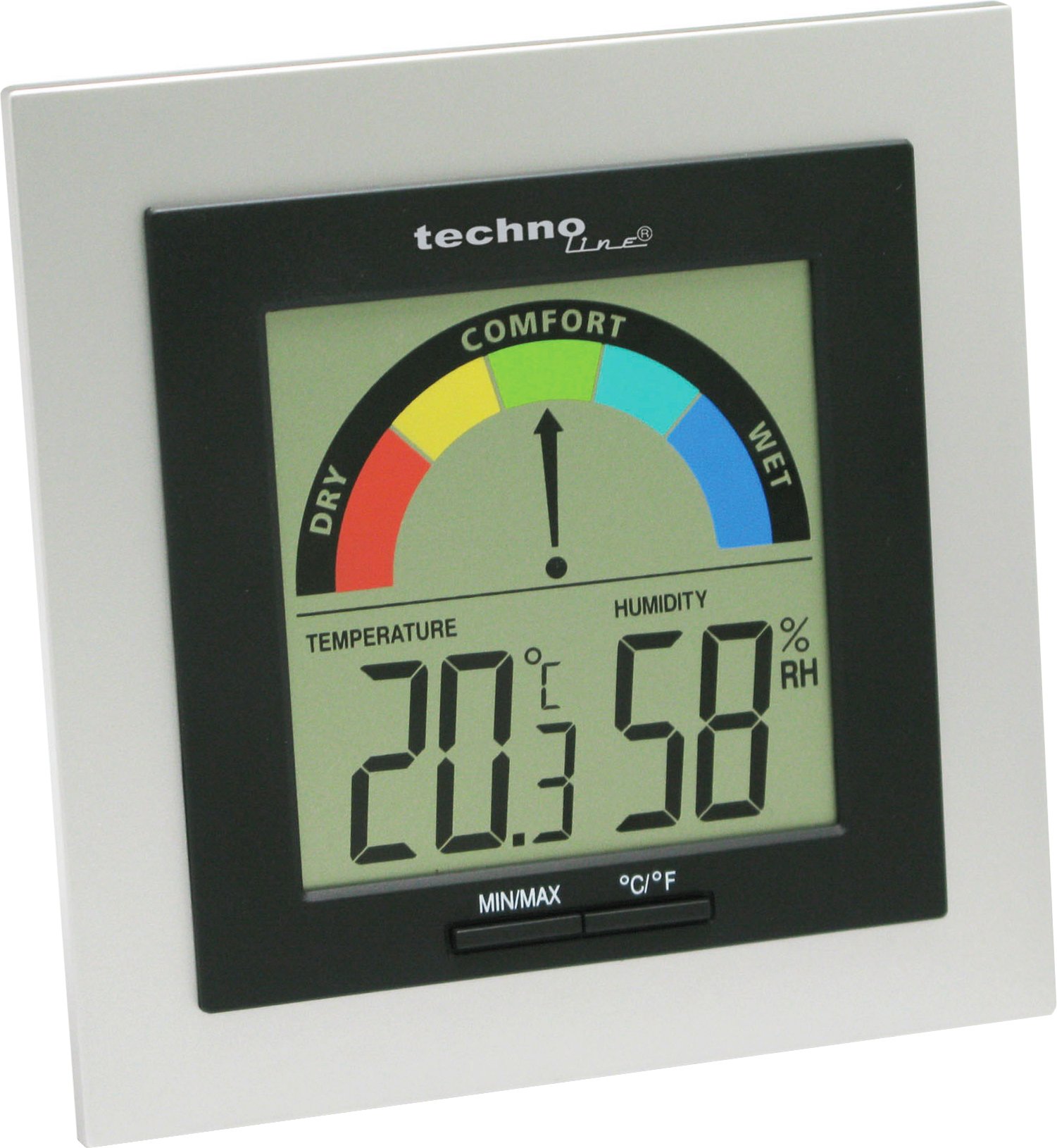 Technoline WS 9430 Weather Station - Black/Silver