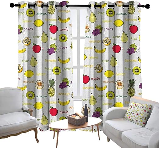 Amazon Com Modern Farmhouse Country Curtains Fruits Kiwi Banana