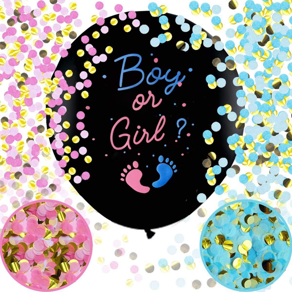 Heboland 36 Inch Gender Reveal Balloons