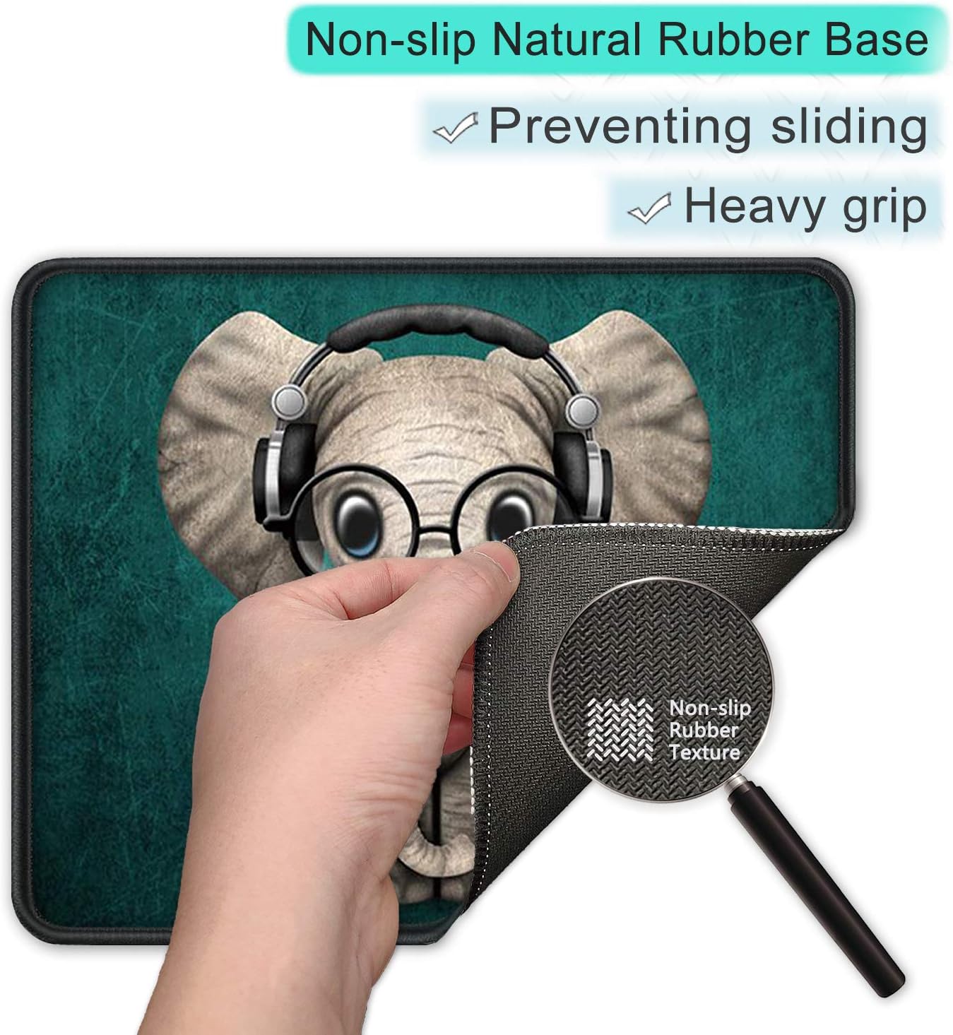 ITNRSIIET Gaming Mouse Pad with Stitched Edges, Premium-Textured Mouse Mat Pad - Image 5