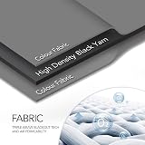 Deconovo Blackout Eyelet Thermal Curtains 46 x 54 Grey Diamond Foil view 5