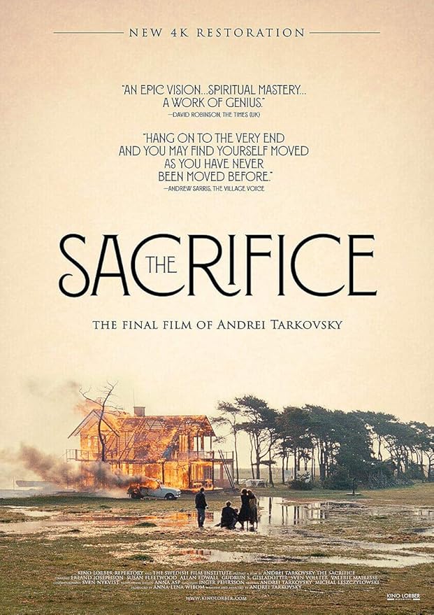 Amazon Com The Sacrifice 1986 Offret Andrei Tarkovsky Movie Poster Wall Art Home Decor Gifts For Lovers Painting Posters Prints