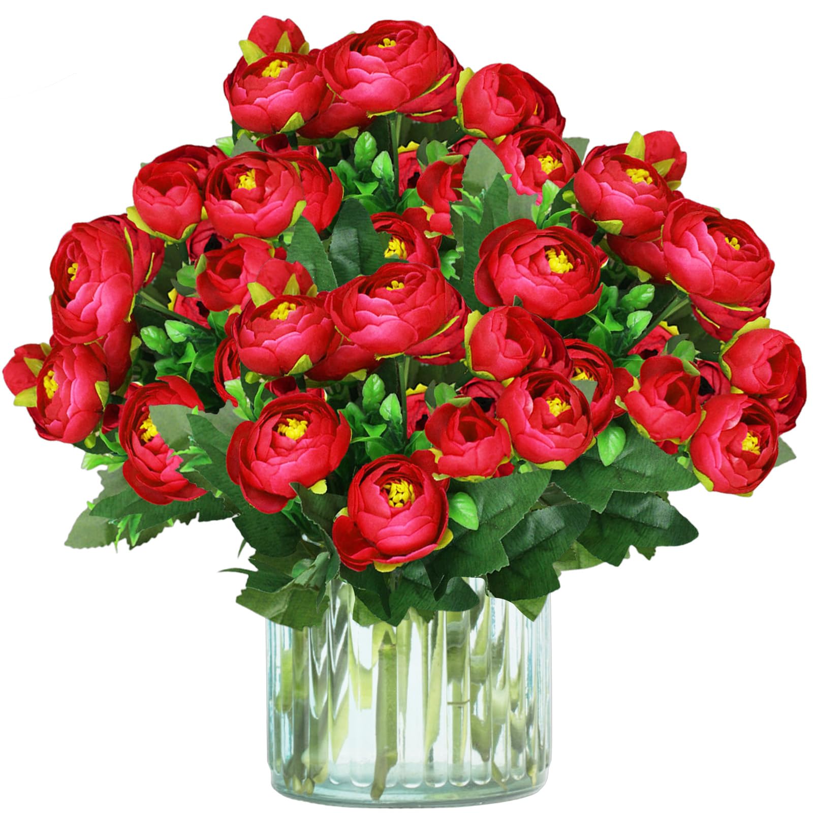 astylishome Fake Flowers Camellia Japonica Plant 28 cm Height Decorative Artificial Flower Realistic Appearance Simulation Floral DIY Wedding Bridal Decoration 0902