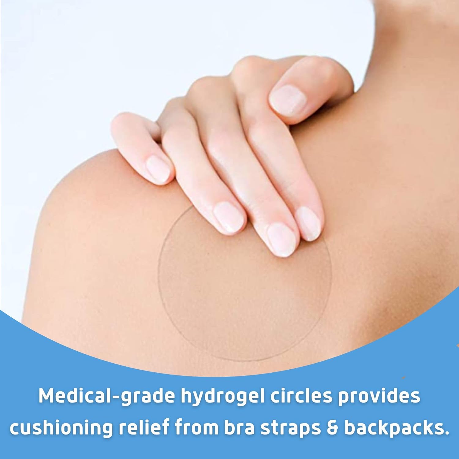 Medagel Circles Plus Aloe Hydrogel Pads - Instant Cooling and Soothing Relief for Nursing Pain, Blisters, Bug Bites, Minor Burns and Chafing - 48ct Circular Pads: Health & Personal Care