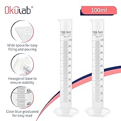 4 Pcs Economic Graduated Measuring Cylinder, 4pcs