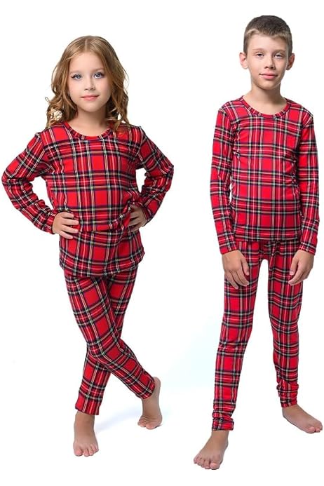 Youth Thermal Compression Shirt - Fleece Lined Turtle Neck Base Layer For Sports (Black/Red Lined, X-Small)