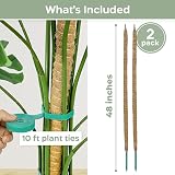 K-Brands Moss Pole 2 Pack 122 cm Bendable Plant Support Sticks view 2
