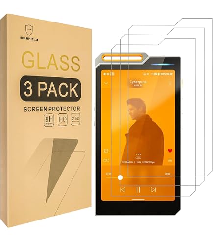 Protections D'écran Bruni Pour Baladeur HiBy RS2 - Pack De 2 Films Anti
