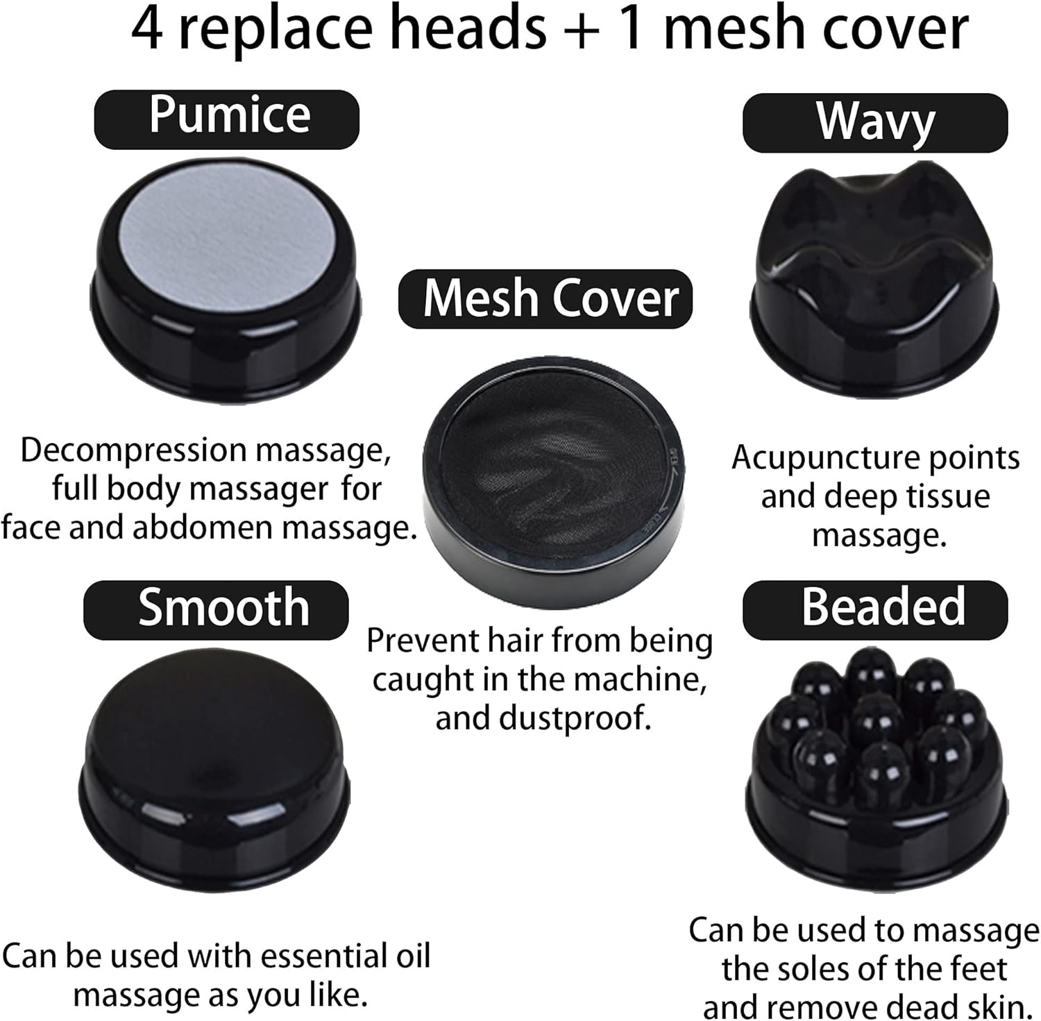Handheld-Cellulite Massager, Body Sculpting-Machine Full Body Massager Hand Held Back-Massager Electric Foot Massager, Body Shaper for Women, Celulitis-Remover Machine with 4 Massage Wand Attachment: Health & Personal Care