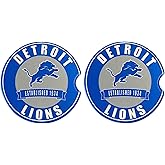 Fan Creations Set of 2 NFL Car Coasters Removable Absorbent Ceramic Stone Coasters - Ideal Gift for Everyday and Die Hard Football Fans - Show Your NFL Team Spirit