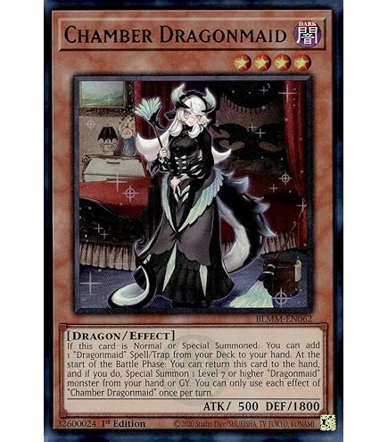 Amazon.com: Chamber Dragonmaid (Secret Rare) - RA04-EN032 - Secret