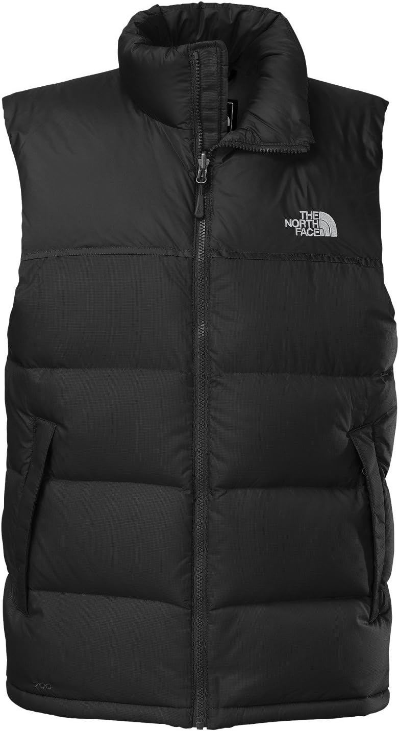 north face hooded vest mens