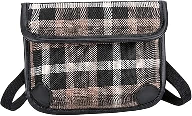 plaid crossbody bag