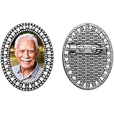 Photo Lapel or Tie Pin for Groom Wedding Memorial Funeral Boutonniere Pin Add Your Own Photo with Resizing Software Gift for Groomsmen or Bouquet