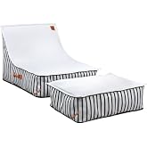 Big Joe Lux Sealander Pool Float and Patio Chair, Premier Mesh, Durable UV Protected Polyester Blend, No Inflation Needed