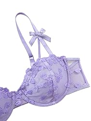 Lilosy Sexy Cute Underwire Push Up Strappy Heart